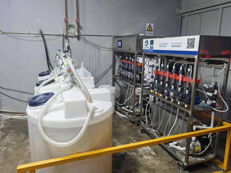 洗衣房分配器使用效果图