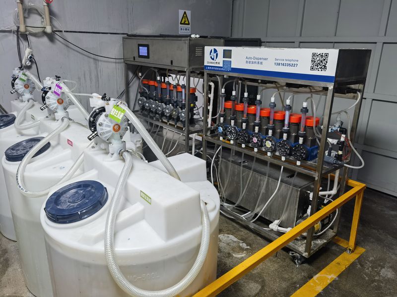 洗衣房分配器使用效果图